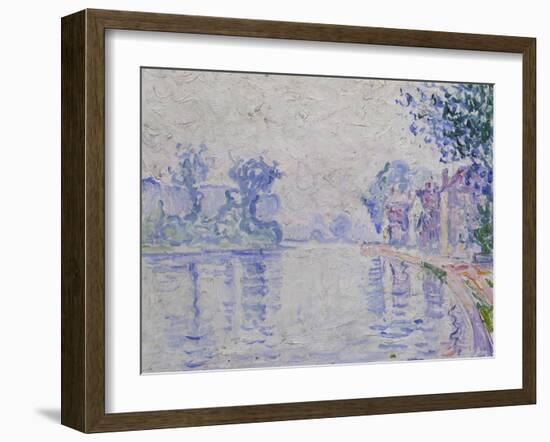 The Seine Near Samois, C. 1900-Paul Signac-Framed Giclee Print