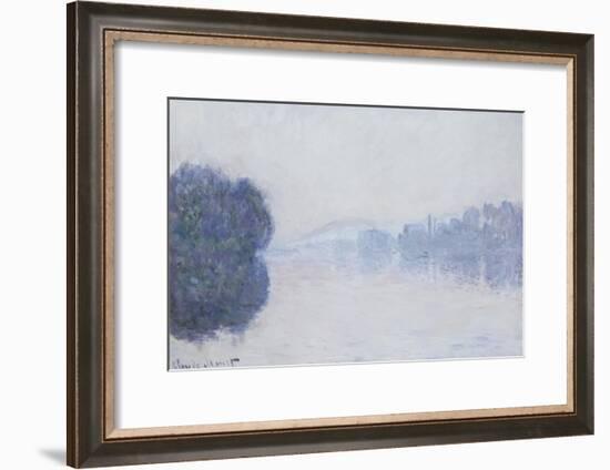 The Seine Near Vernon, as Seen in the Morning, circa 1894-Claude Monet-Framed Giclee Print