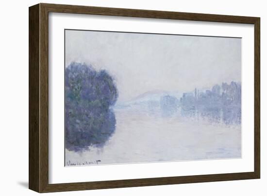 The Seine Near Vernon, as Seen in the Morning, circa 1894-Claude Monet-Framed Giclee Print