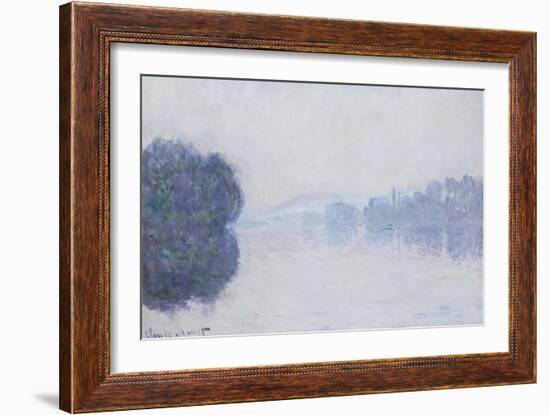 The Seine Near Vernon, as Seen in the Morning, circa 1894-Claude Monet-Framed Giclee Print