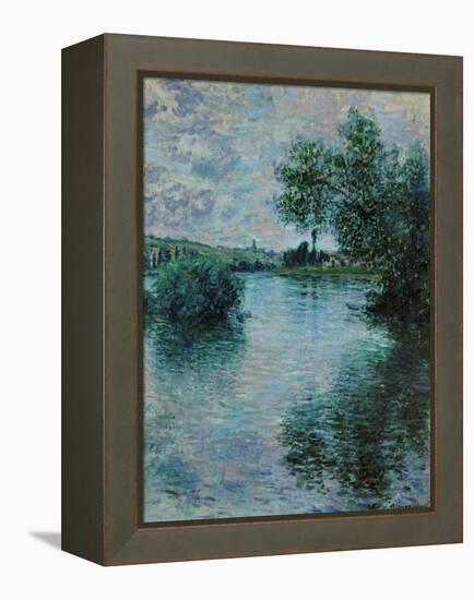 The Seine Near Vetheuil, 1879-Claude Monet-Framed Premier Image Canvas