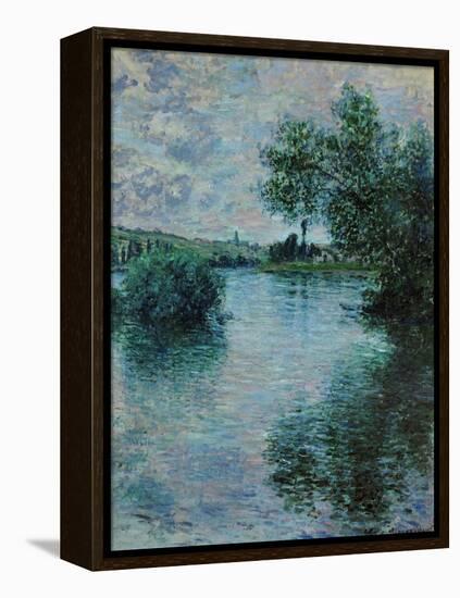 The Seine Near Vetheuil, 1879-Claude Monet-Framed Premier Image Canvas