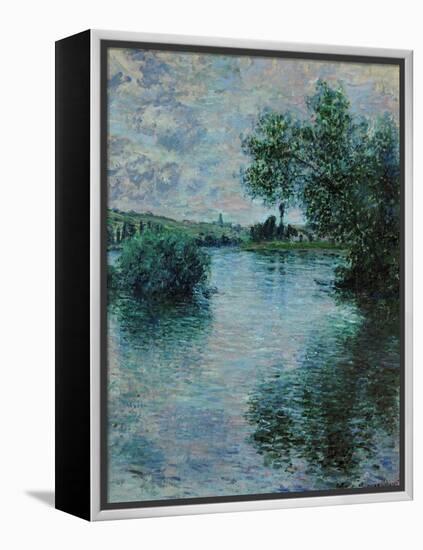 The Seine Near Vetheuil, 1879-Claude Monet-Framed Premier Image Canvas