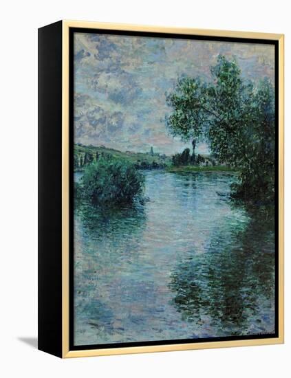 The Seine Near Vetheuil, 1879-Claude Monet-Framed Premier Image Canvas