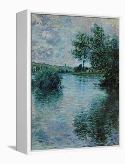 The Seine Near Vetheuil, 1879-Claude Monet-Framed Premier Image Canvas