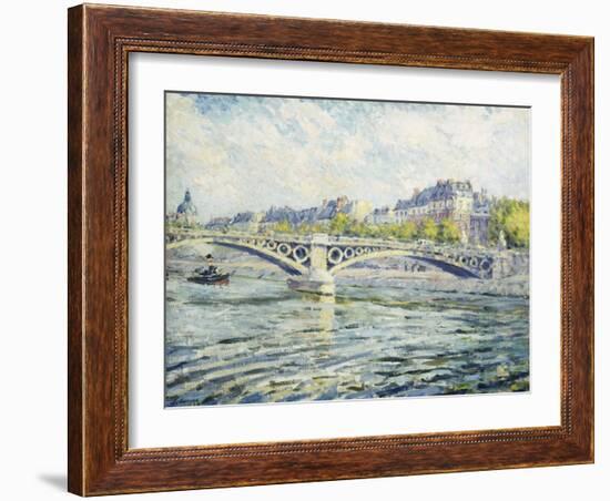 The Seine, Paris; La Seine a Paris, 1904-Henri Lebasque-Framed Giclee Print