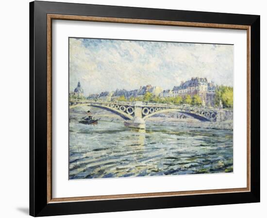 The Seine, Paris; La Seine a Paris, 1904-Henri Lebasque-Framed Giclee Print