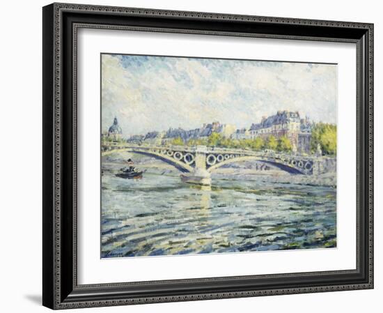 The Seine, Paris; La Seine a Paris, 1904-Henri Lebasque-Framed Giclee Print