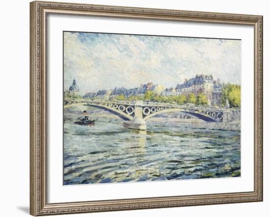 The Seine, Paris; La Seine a Paris, 1904-Henri Lebasque-Framed Giclee Print