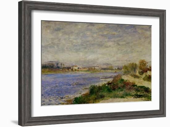 The Seine River Near Argenteuil, circa 1873-Pierre-Auguste Renoir-Framed Giclee Print