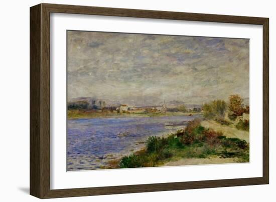 The Seine River Near Argenteuil, circa 1873-Pierre-Auguste Renoir-Framed Giclee Print