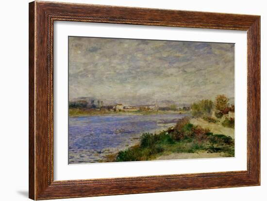 The Seine River Near Argenteuil, circa 1873-Pierre-Auguste Renoir-Framed Giclee Print