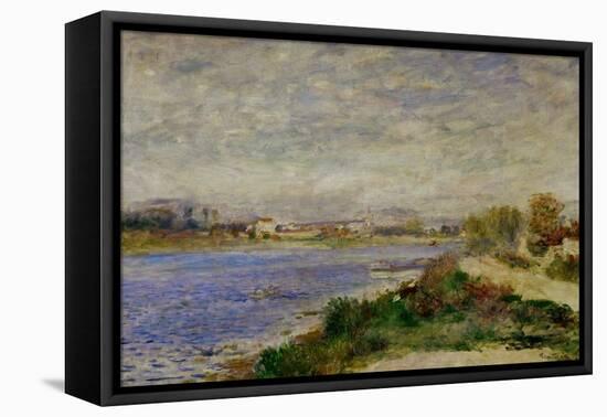 The Seine River Near Argenteuil, circa 1873-Pierre-Auguste Renoir-Framed Premier Image Canvas