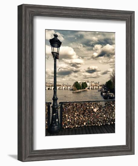 The Seine River - Pont des Arts - Paris-Philippe Hugonnard-Framed Photographic Print