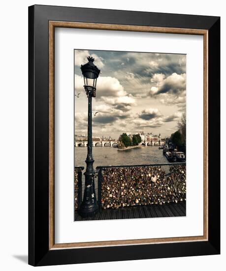 The Seine River - Pont des Arts - Paris-Philippe Hugonnard-Framed Photographic Print