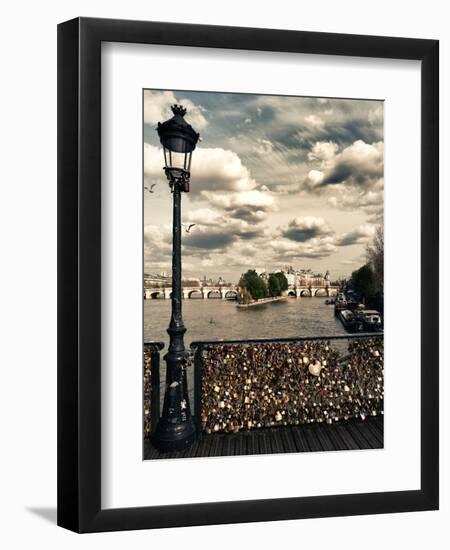 The Seine River - Pont des Arts - Paris-Philippe Hugonnard-Framed Photographic Print