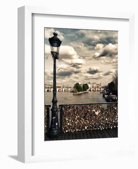 The Seine River - Pont des Arts - Paris-Philippe Hugonnard-Framed Photographic Print