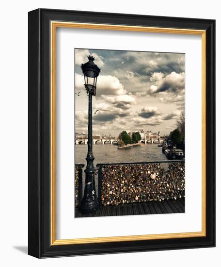 The Seine River - Pont des Arts - Paris-Philippe Hugonnard-Framed Photographic Print