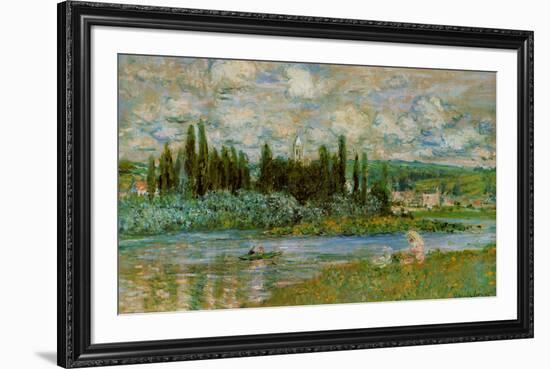 The Seine River-Claude Monet-Framed Art Print