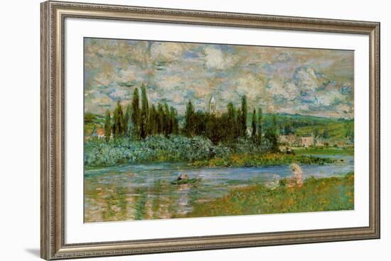 The Seine River-Claude Monet-Framed Art Print