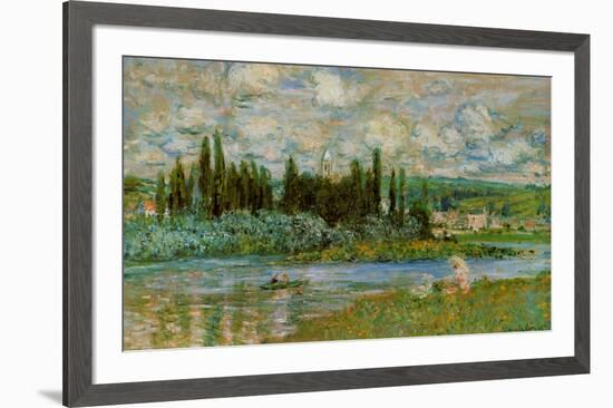 The Seine River-Claude Monet-Framed Art Print