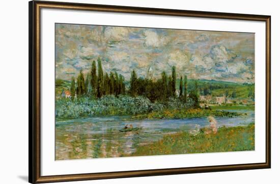 The Seine River-Claude Monet-Framed Art Print