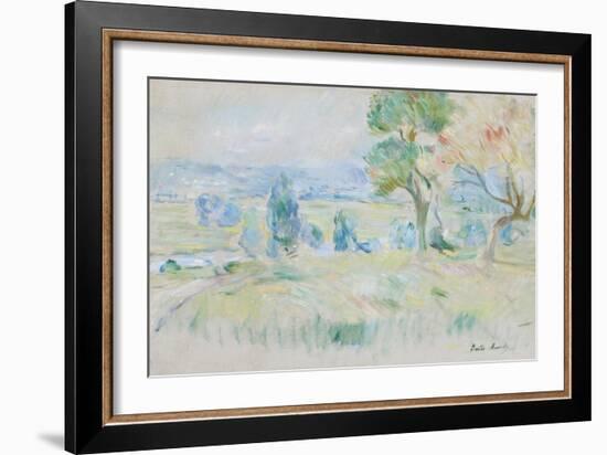 The Seine Valley at Mézy, 1891-Berthe Morisot-Framed Giclee Print