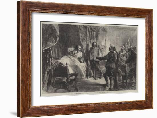 The Seizure of Charles I at Holmby-House-Sir John Gilbert-Framed Giclee Print