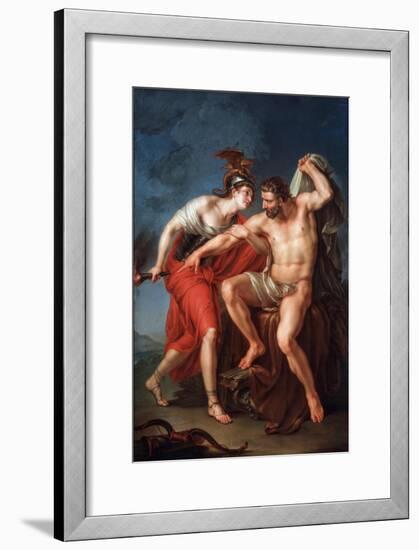 The Self-Immolation of Hercules, 1782-Ivan Akimovich Akimov-Framed Giclee Print