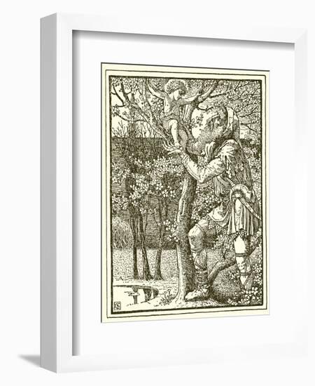 The Selfish Giant-Walter Crane-Framed Giclee Print