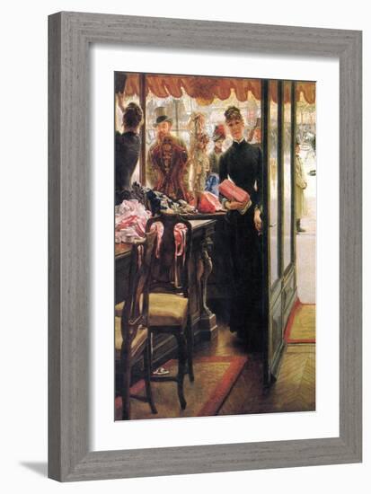 The Seller-James Tissot-Framed Art Print