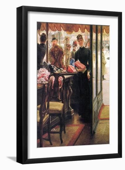 The Seller-James Tissot-Framed Art Print