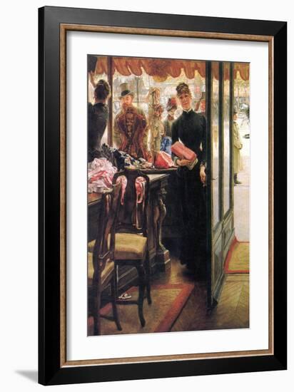 The Seller-James Tissot-Framed Art Print