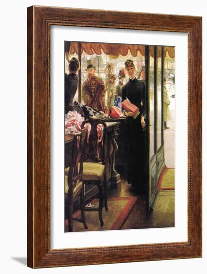 The Seller-James Tissot-Framed Art Print