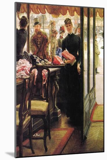 The Seller-James Tissot-Mounted Art Print