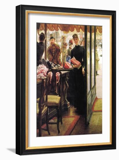 The Seller-James Tissot-Framed Art Print