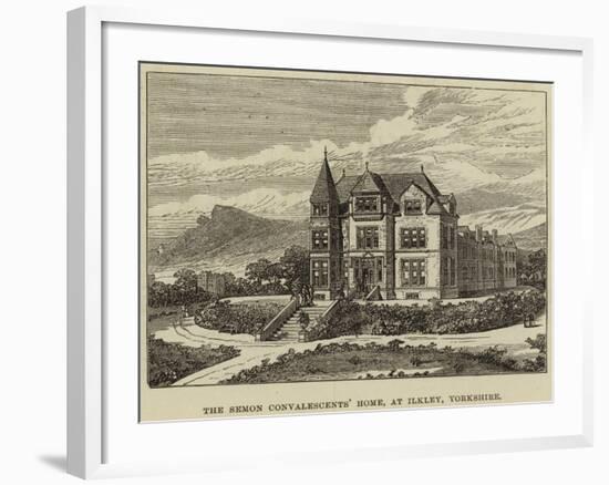 The Semon Convalescents' Home, at Ilkley, Yorkshire-null-Framed Giclee Print