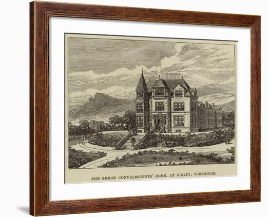 The Semon Convalescents' Home, at Ilkley, Yorkshire-null-Framed Giclee Print