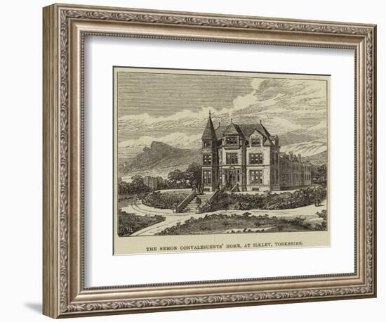 The Semon Convalescents' Home, at Ilkley, Yorkshire-null-Framed Giclee Print