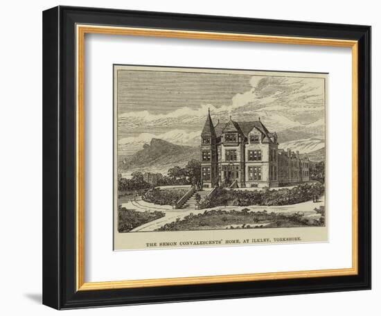 The Semon Convalescents' Home, at Ilkley, Yorkshire-null-Framed Giclee Print