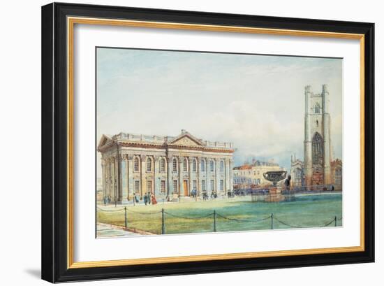 The Senate House at Cambridge University-Bradford Rudge-Framed Giclee Print