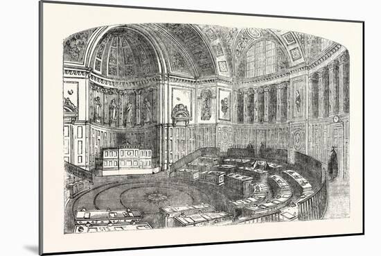 The Senate House of the Luxembourg Palace, Paris-null-Mounted Giclee Print