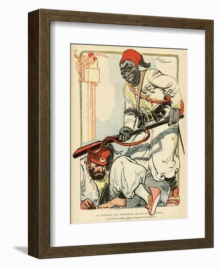 The Senegalese in the Dardanelles Wwi-Lubin De Beauvais-Framed Premium Giclee Print