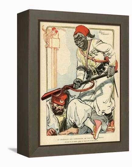 The Senegalese in the Dardanelles Wwi-Lubin De Beauvais-Framed Stretched Canvas