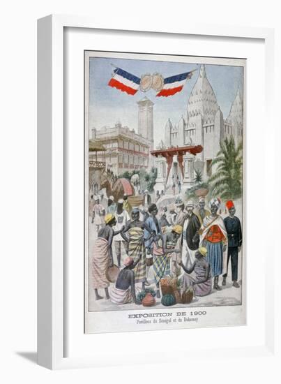 The Sengalise Pavilion at the Universal Exhibition of 1900, Paris, 1900-null-Framed Giclee Print