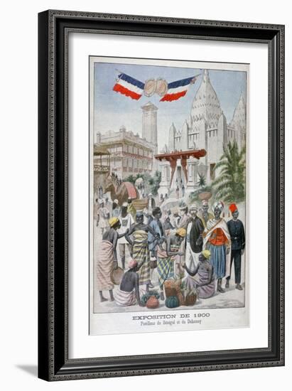 The Sengalise Pavilion at the Universal Exhibition of 1900, Paris, 1900-null-Framed Giclee Print