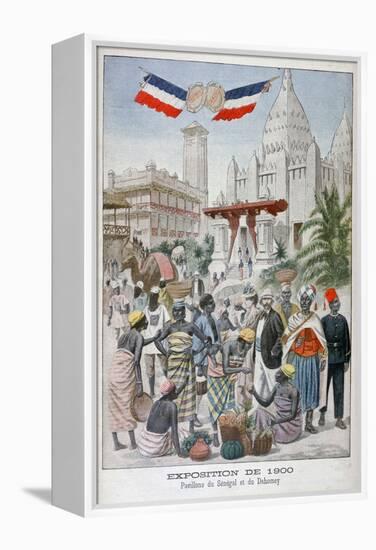 The Sengalise Pavilion at the Universal Exhibition of 1900, Paris, 1900-null-Framed Premier Image Canvas