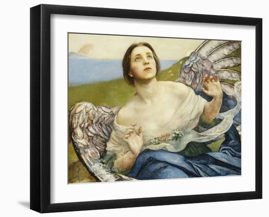 The Sense of Sight, 1898-Annie Louisa Swynnerton-Framed Giclee Print