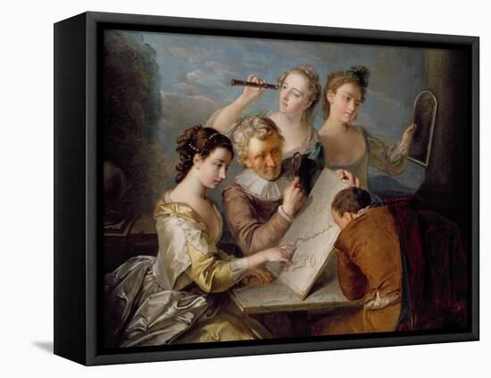 The Sense of Sight, c.1744-47-Philippe Mercier-Framed Premier Image Canvas