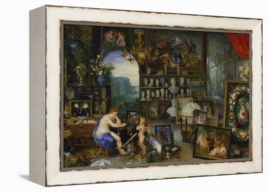 The Sense of Sight. (Executed with Peter Paul Rubens), 1617-Jan Brueghel the Elder-Framed Premier Image Canvas